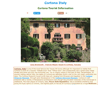 Tablet Screenshot of cortona-italy.com